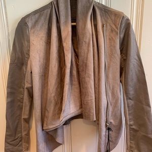 NWT Blank NYC XS Vegan Leather Faux Suede Jacket